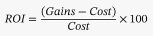 Return on Investment (ROI) Formula